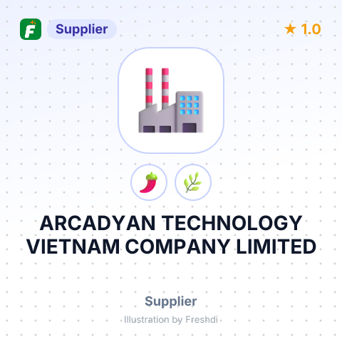 ARCADYAN TECHNOLOGY VIETNAM COMPANY LIMITED – summary card, no photo uploaded yet