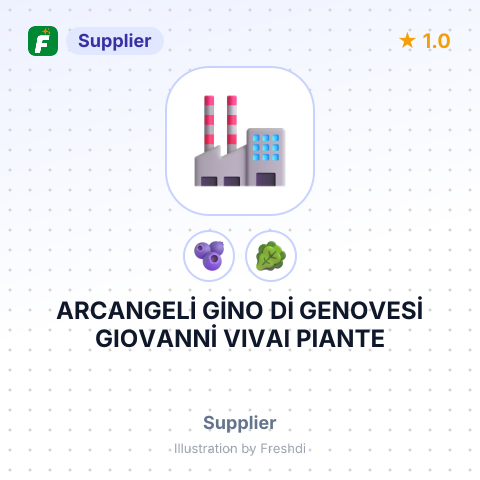 ARCANGELİ GİNO Dİ GENOVESİ GIOVANNİ VIVAI PIANTE – summary card, no photo uploaded yet