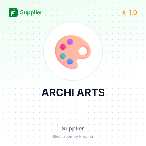 ARCHI ARTS – summary card, no photo uploaded yet