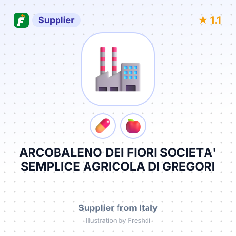 ARCOBALENO DEI FIORI SOCIETA' SEMPLICE AGRICOLA DI GREGORI – summary card, no photo uploaded yet