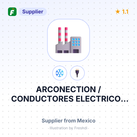 ARCONECTION / CONDUCTORES ELECTRICOS PAMA – summary card, no photo uploaded yet