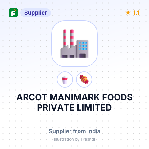 ARCOT MANIMARK FOODS PRIVATE LIMITED – summary card, no photo uploaded yet