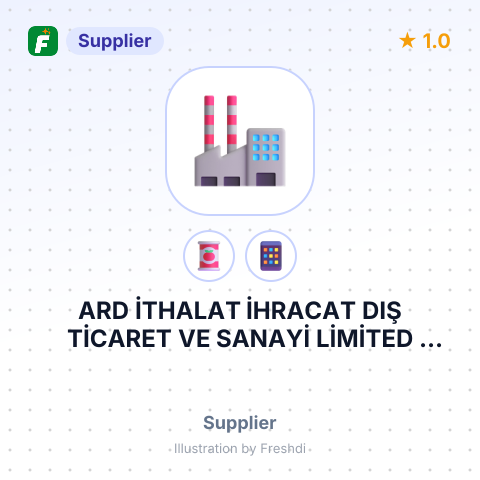 ARD İTHALAT İHRACAT DIŞ TİCARET VE SANAYİ LİMİTED ŞİRKETİ – summary card, no photo uploaded yet