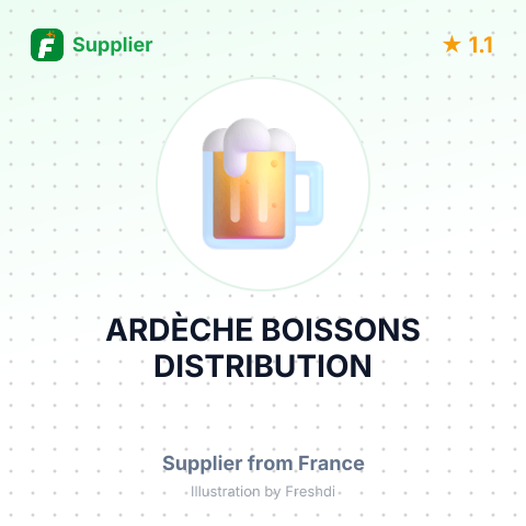 ARDÈCHE BOISSONS DISTRIBUTION – summary card, no photo uploaded yet