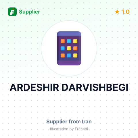 ARDESHIR DARVISHBEGI – summary card, no photo uploaded yet