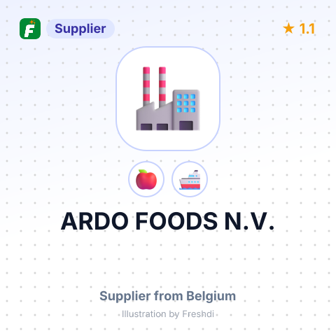 ARDO FOODS N.V. – summary card, no photo uploaded yet