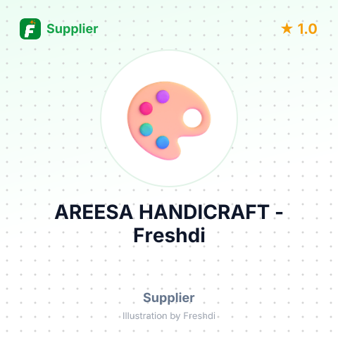 AREESA HANDICRAFT – summary card, no photo uploaded yet