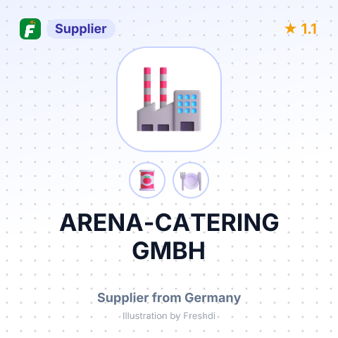 ARENA-CATERING GMBH – summary card, no photo uploaded yet
