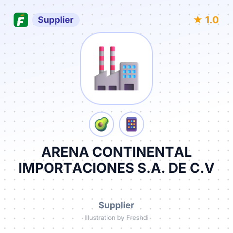 ARENA CONTINENTAL IMPORTACIONES S.A. DE C.V – summary card, no photo uploaded yet