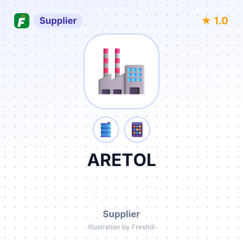 ARETOL – summary card, no photo uploaded yet