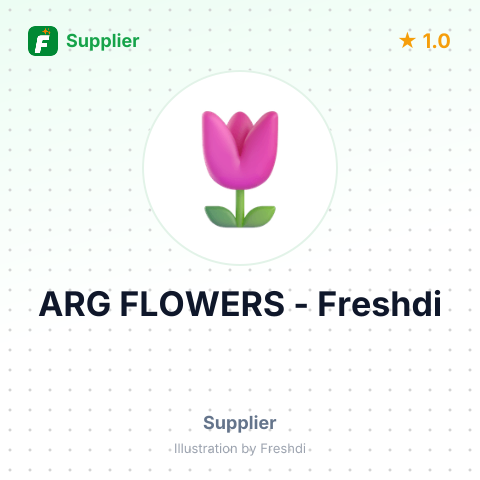 ARG FLOWERS – summary card, no photo uploaded yet