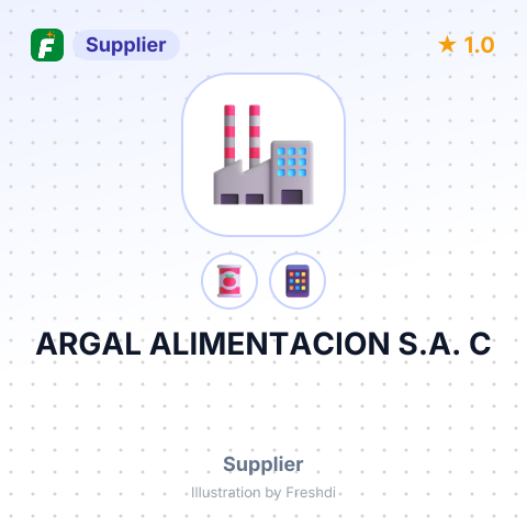 ARGAL ALIMENTACION S.A. C – summary card, no photo uploaded yet