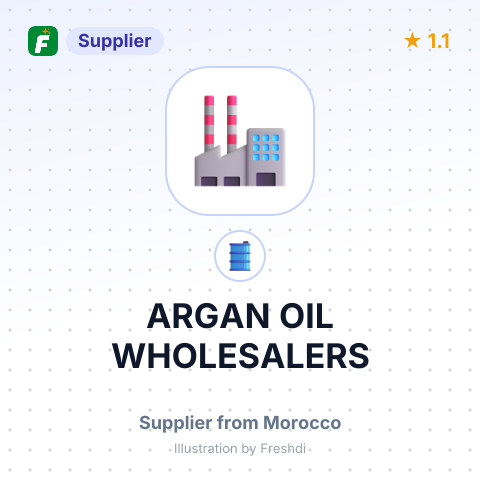 ARGAN OIL WHOLESALERS – summary card, no photo uploaded yet