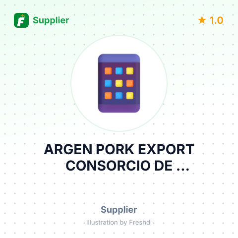 ARGEN PORK EXPORT CONSORCIO DE COOPERAСION – summary card, no photo uploaded yet