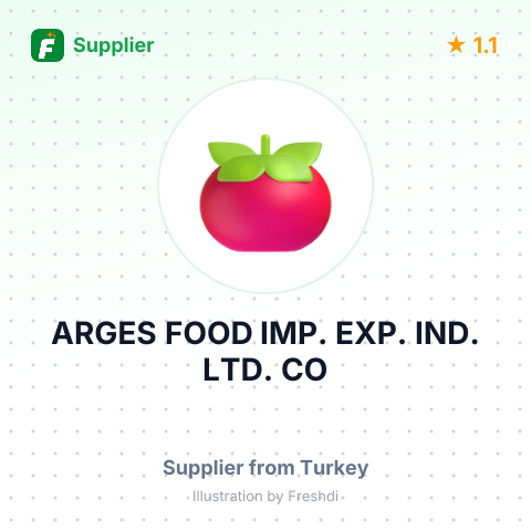 ARGES FOOD IMP. EXP. IND. LTD. CO – summary card, no photo uploaded yet