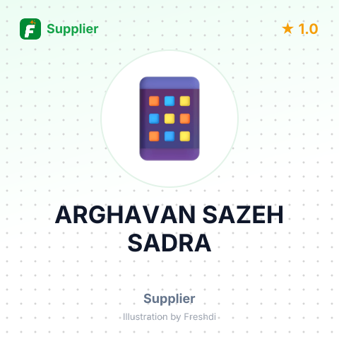 ARGHAVAN SAZEH SADRA – summary card, no photo uploaded yet