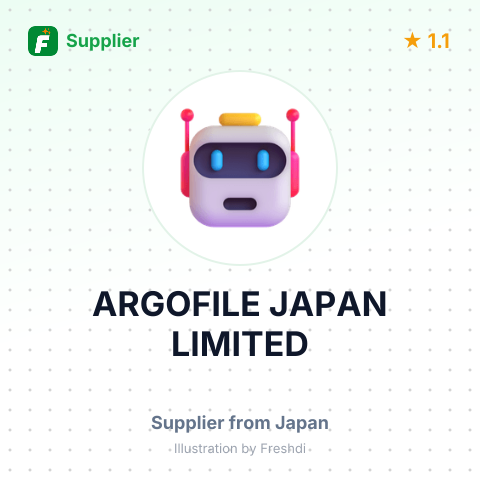 ARGOFILE JAPAN LIMITED – summary card, no photo uploaded yet