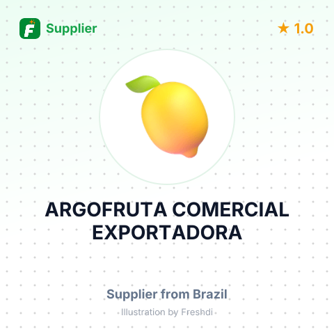ARGOFRUTA COMERCIAL EXPORTADORA – summary card, no photo uploaded yet
