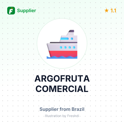 ARGOFRUTA COMERCIAL – summary card, no photo uploaded yet