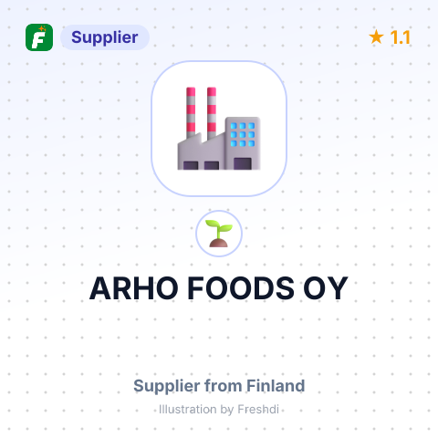 ARHO FOODS OY – summary card, no photo uploaded yet