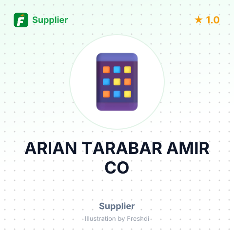 ARIAN TARABAR AMIR CO – summary card, no photo uploaded yet