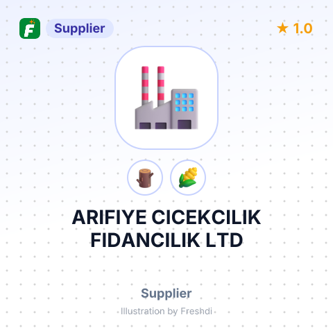 ARIFIYE CICEKCILIK FIDANCILIK LTD – summary card, no photo uploaded yet