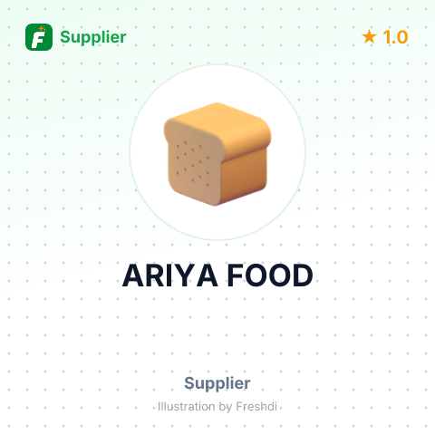 ARIYA FOOD – summary card, no photo uploaded yet