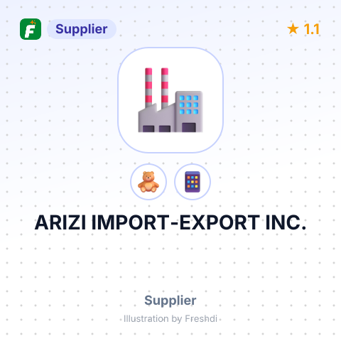 ARIZI IMPORT-EXPORT INC. – summary card, no photo uploaded yet