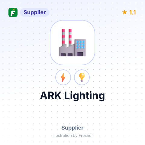 ARK Lighting – summary card, no photo uploaded yet