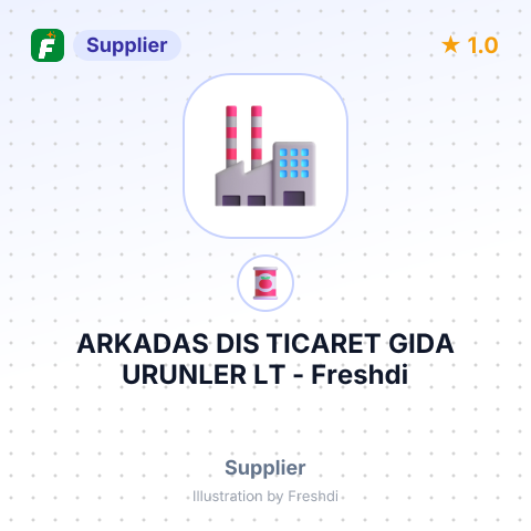 ARKADAS DIS TICARET GIDA URUNLER LT – summary card, no photo uploaded yet