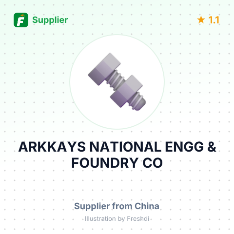 ARKKAYS NATIONAL ENGG & FOUNDRY CO – summary card, no photo uploaded yet