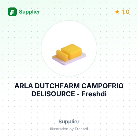 ARLA DUTCHFARM CAMPOFRIO DELISOURCE – summary card, no photo uploaded yet