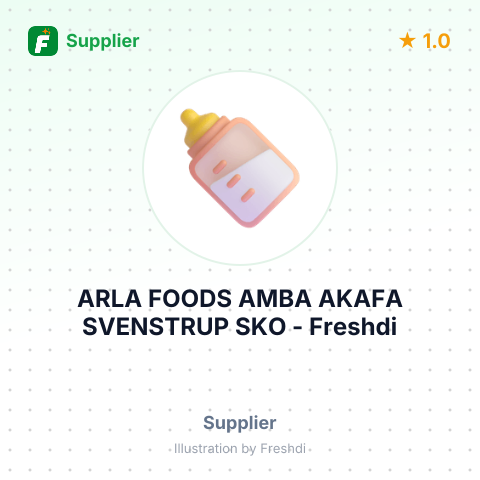 ARLA FOODS AMBA AKAFA SVENSTRUP SKO – summary card, no photo uploaded yet