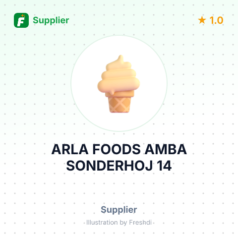 ARLA FOODS AMBA SONDERHOJ 14 – summary card, no photo uploaded yet