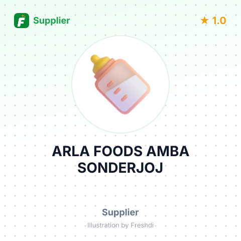 ARLA FOODS AMBA SONDERJOJ – summary card, no photo uploaded yet