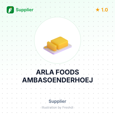 ARLA FOODS AMBASOENDERHOEJ – summary card, no photo uploaded yet