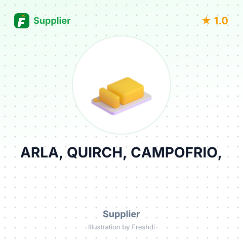 ARLA, QUIRCH, CAMPOFRIO, – summary card, no photo uploaded yet