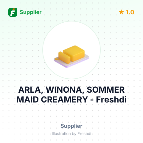 ARLA, WINONA, SOMMER MAID CREAMERY – summary card, no photo uploaded yet
