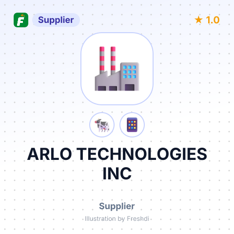ARLO TECHNOLOGIES INC – summary card, no photo uploaded yet