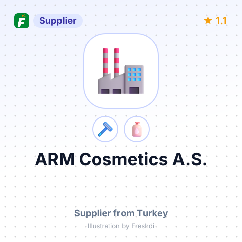 ARM Cosmetics A.S. – summary card, no photo uploaded yet