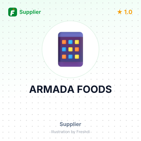 ARMADA FOODS – summary card, no photo uploaded yet