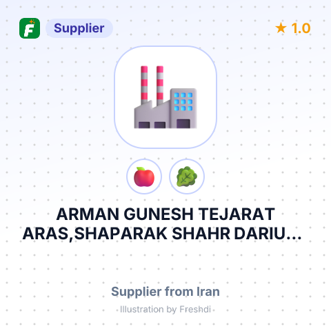 ARMAN GUNESH TEJARAT ARAS,SHAPARAK SHAHR DARIUSH CO. BY ORDER OF P/E YASHAR IRAN NEZHAD ALAMDARI DAVOUD – summary card, no photo uploaded yet