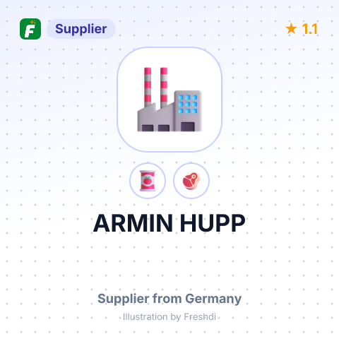 ARMIN HUPP – summary card, no photo uploaded yet