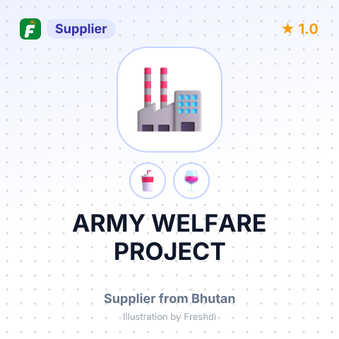 ARMY WELFARE PROJECT – summary card, no photo uploaded yet