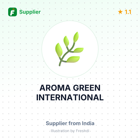 AROMA GREEN INTERNATIONAL – summary card, no photo uploaded yet