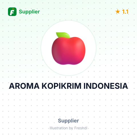 AROMA KOPIKRIM INDONESIA – summary card, no photo uploaded yet