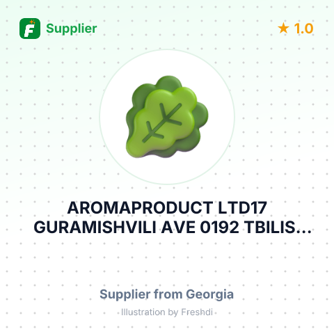 AROMAPRODUCT LTD17 GURAMISHVILI AVE 0192 TBILISI GEORGIA – summary card, no photo uploaded yet