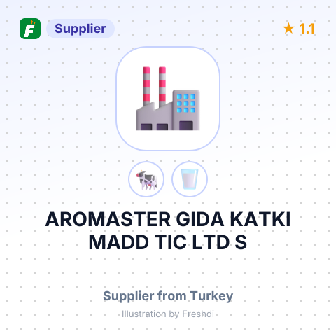 AROMASTER GIDA KATKI MADD TIC LTD S – summary card, no photo uploaded yet