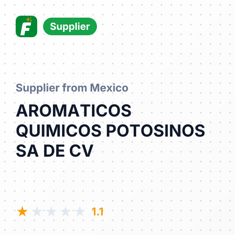 AROMATICOS QUIMICOS POTOSINOS SA DE CV – summary card, no photo uploaded yet