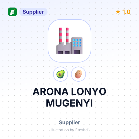ARONA LONYO MUGENYI – summary card, no photo uploaded yet